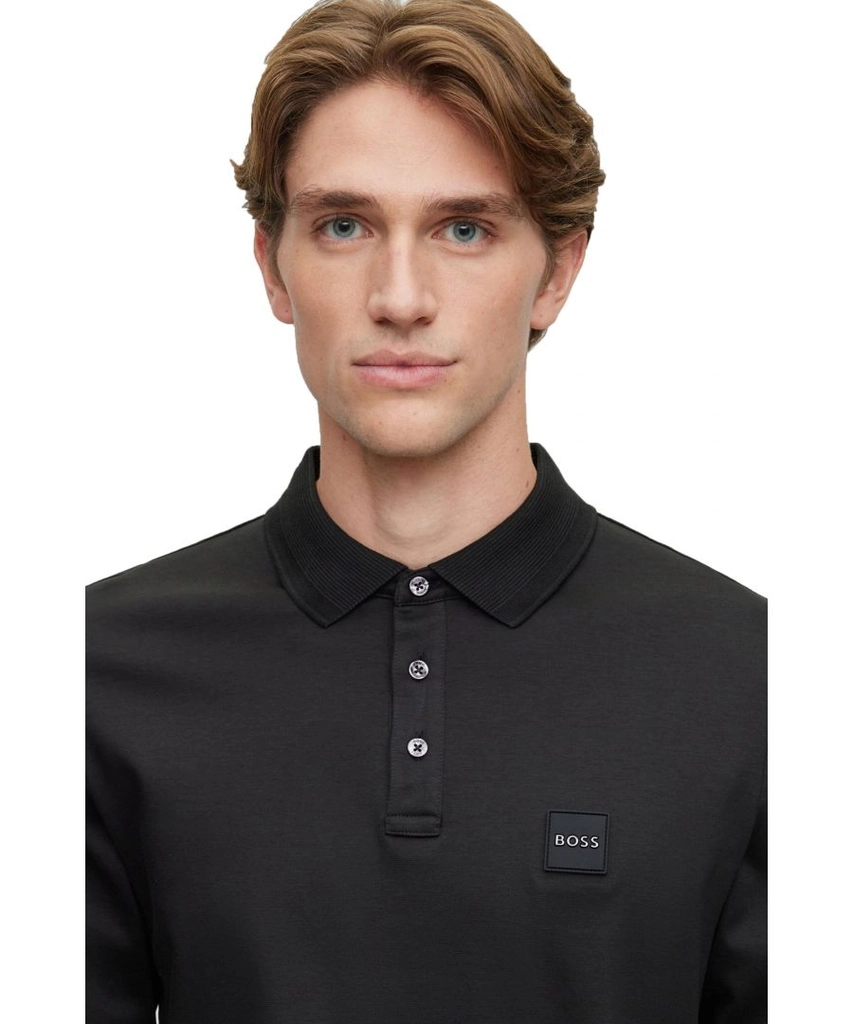 Hugo Boss Mens Pado 08 Long Sleeved Polo Shirt - Size X-Large